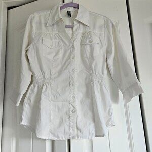 White Business Casual Shirt